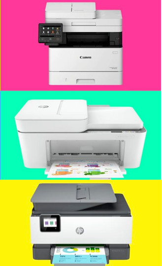 Wide selection of desktop printers and multifunction machines
